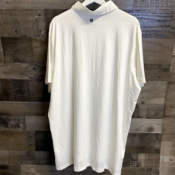 NEW Greyson Polo shirt mens size XXL solid white golf athletic pima cotton - Picture 8 of 11